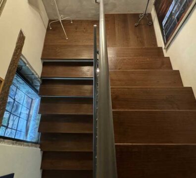 scale interne, in legno